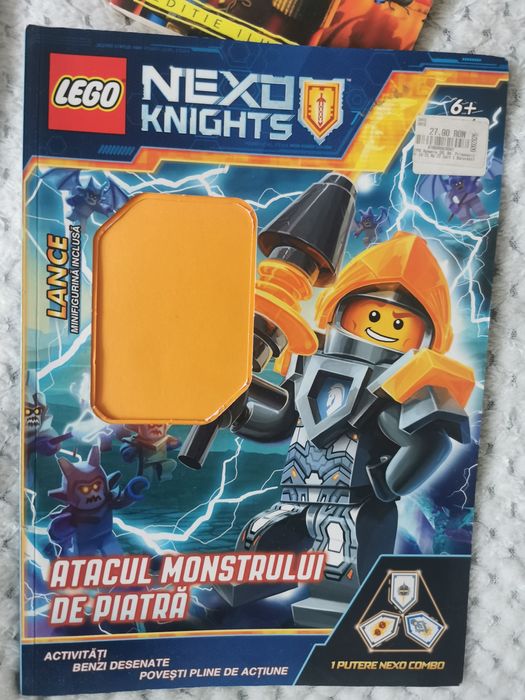 Pachet 4 cărți copii + revista Lego Nexo Nights