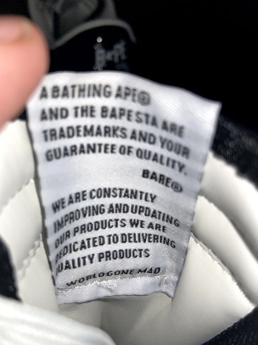 A Bathing Ape Bape Sta Low - Black