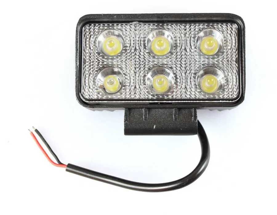 6 LED 18 W халоген фар работна лампа 12-24V за Ролбар Джип АТВ Мотор
