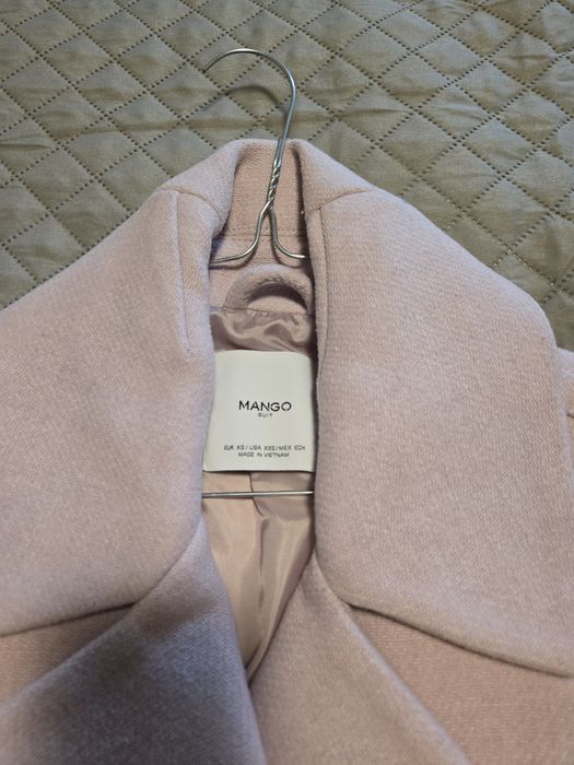 Дамско светло лилаво палто