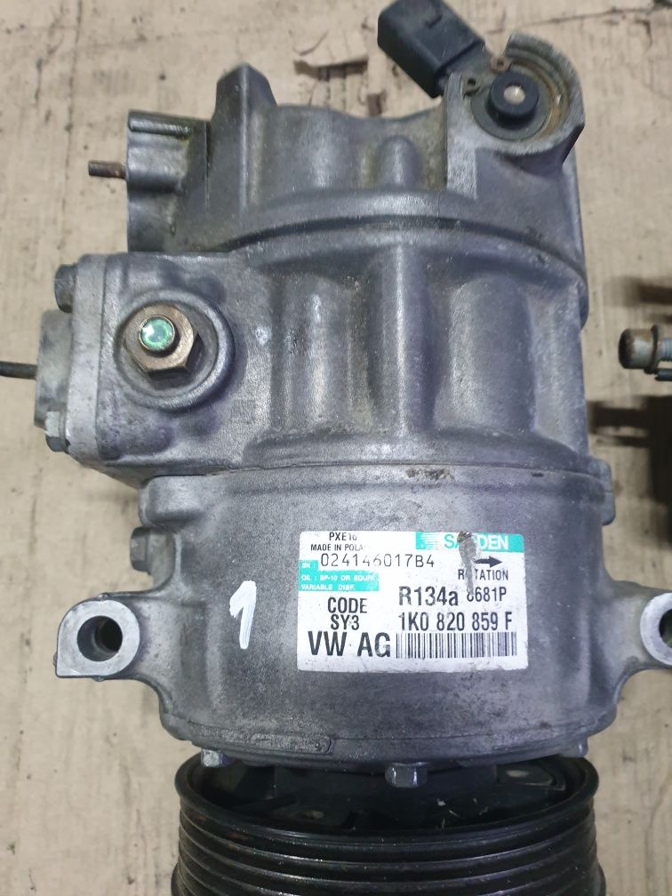 Compresor ac clima vw seat skoda audi 1K0 820 859F 5N0 820 803 A