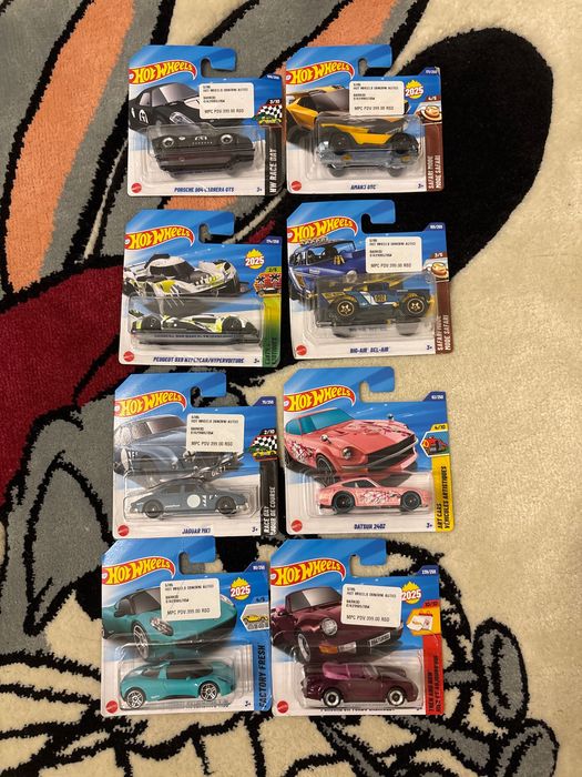 Много редки колички Hotwheels