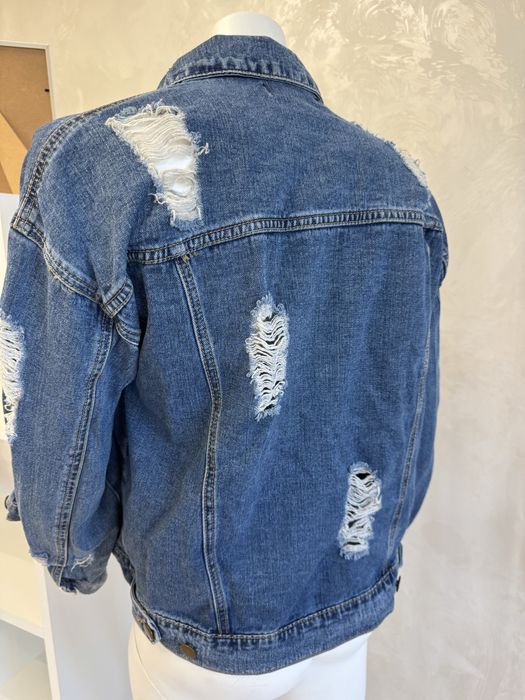 Дамско дънково яке