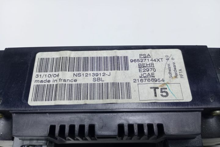 Panou comanda AC Comanda clima 96527144XT Peugeot 307 prima generatie