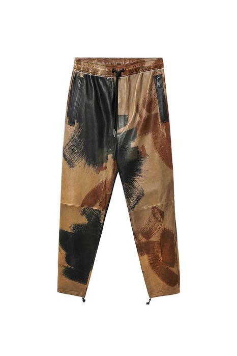 Diesel кожен панталон RRP 1600лв. естествена кожа НОВО