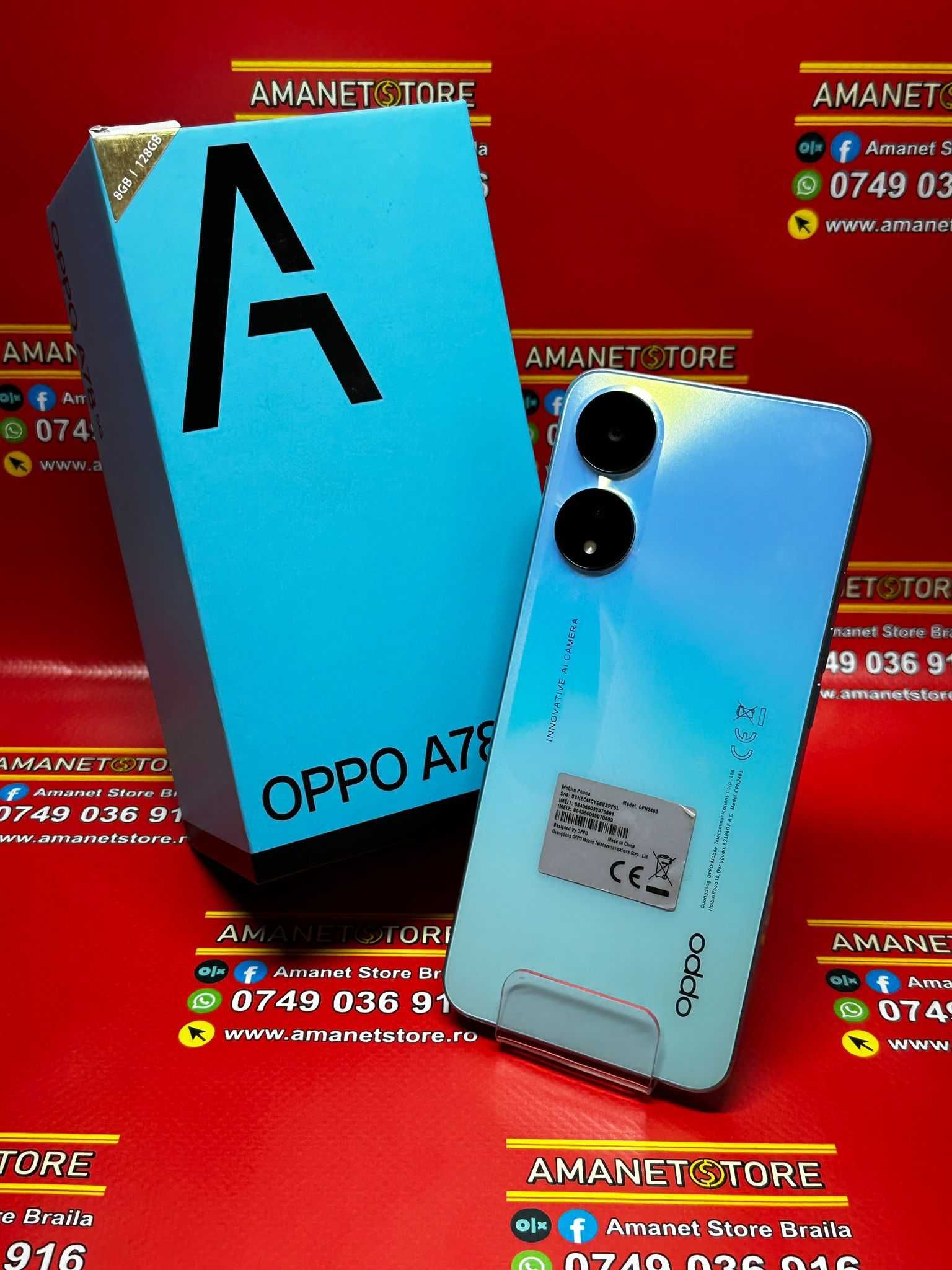 Oppo A78 5G Full Box Amanet Store Braila (9588)