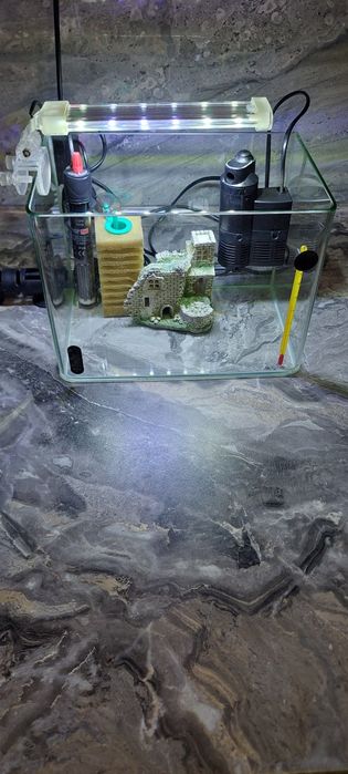 Vind Mini Acvariu ,Complect Echipat.