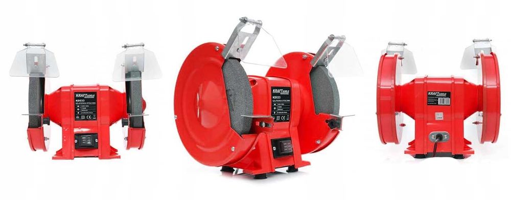 Polizor de banc 200mm 1700W 2 discuri de piatra (KD533)