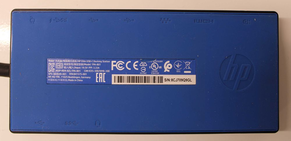 Докинг станция HP Elite USB-C Docking Station