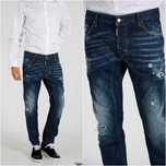 Оригинални Dsquared2 Biker Fit Дънки Сини Размер 48 (32) Топ качество