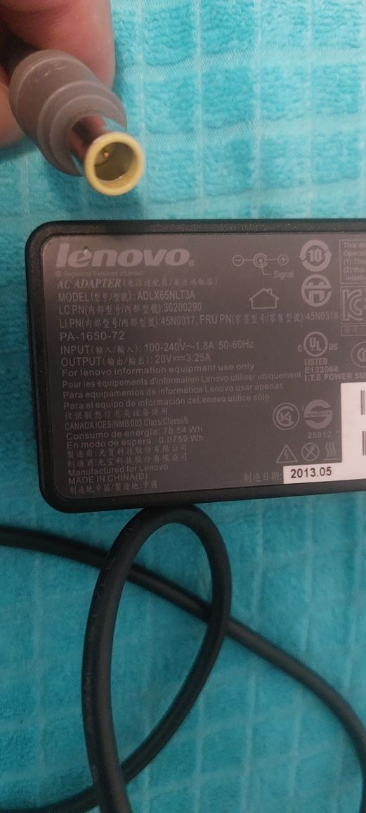 Зарядка для ноутбука Lenovo