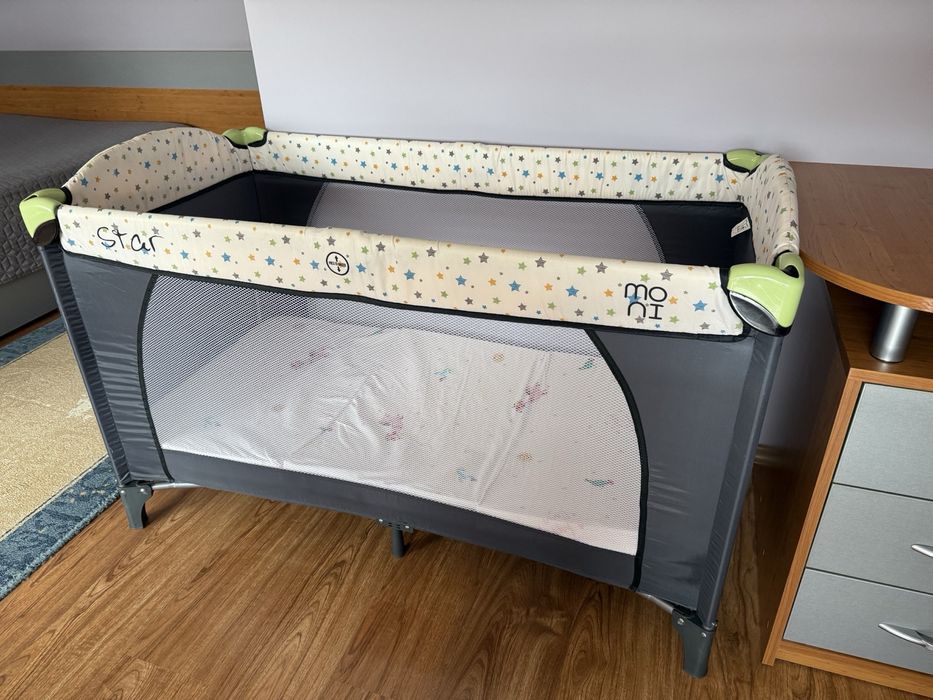 Сгъваема кошара Moni Star 60/120 + сгъваем матрак