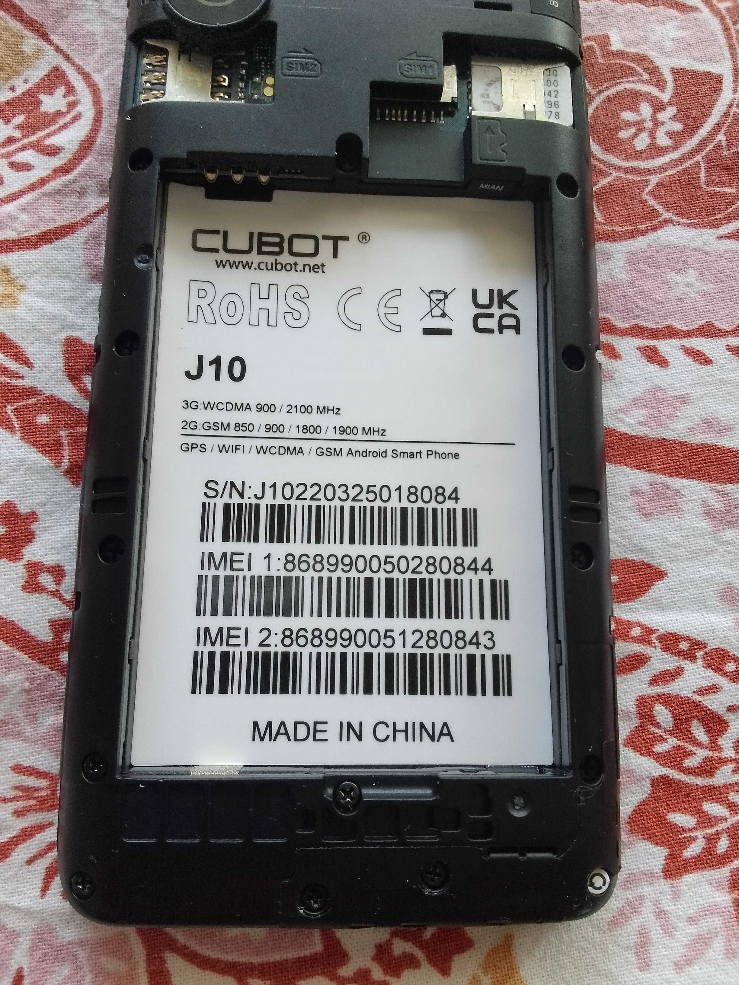 Cubot J10 Dual SIM 32GB 1GB Смартфон