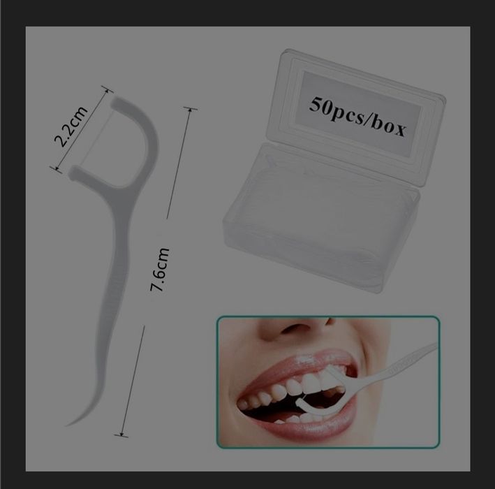 Ata dentara cu maner, patrunde usor intre dinti, previne cariile