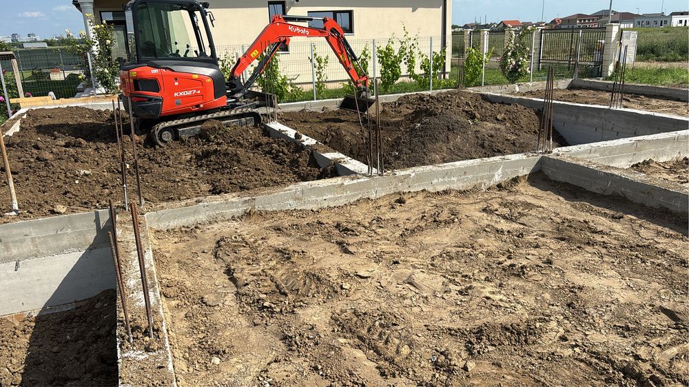 Servicii Săpături cu Mini Excavator + Bobcat – Orice Tip de Lucrări