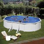 Piscina supraterana sau ingropata metalic 500x300cm Made in Spain 2025