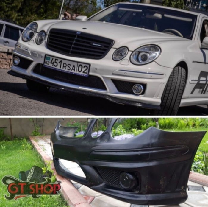 Бампер Мерседес 211 AMG 6.3 Рестайлинг