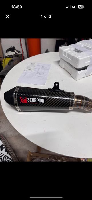 Линк пайп и крайно гърне Scorpion ZX10-R