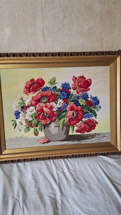 Големият гоблен" Маковете " с рамка.