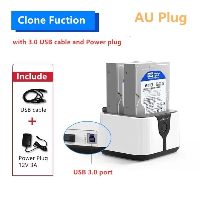 Dock station  H05. (Sata to sata)