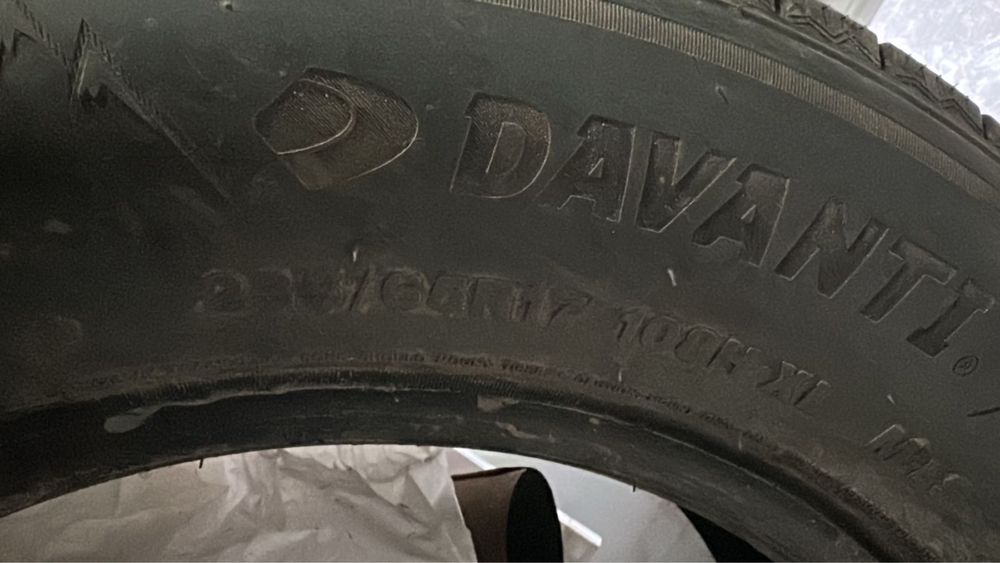 Зимняя резина DAVANTI 235/65/17 SSR m+s 255/50R