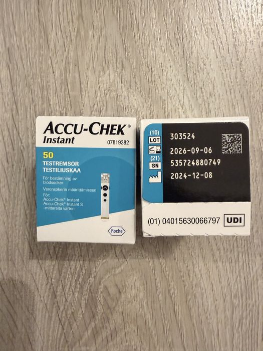 Teste glicemie bandelete Accu-Chek Instant