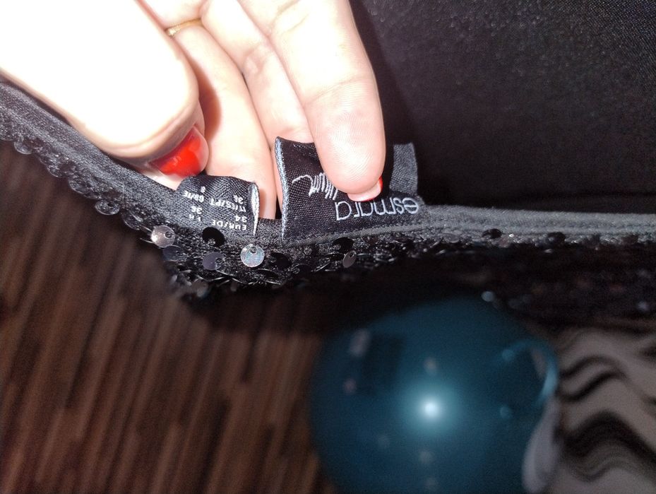 Къса рокля с пайети