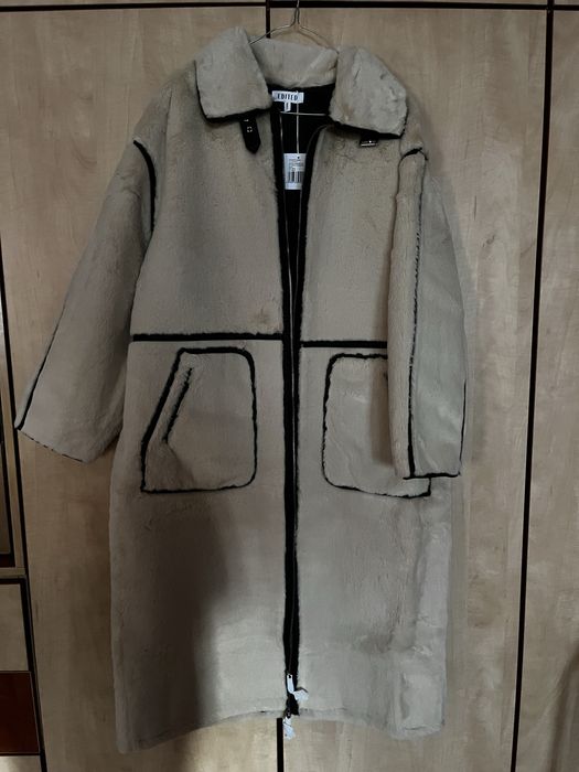 Palton bej de primavara-toamna ‘Momoko’ EDITED