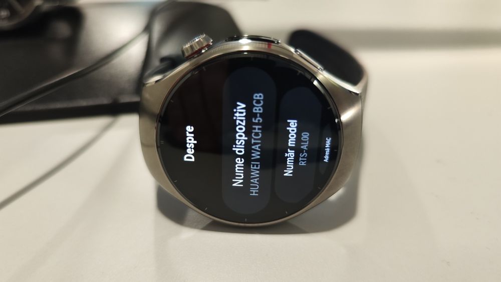 Huawei watch 5 titanium.