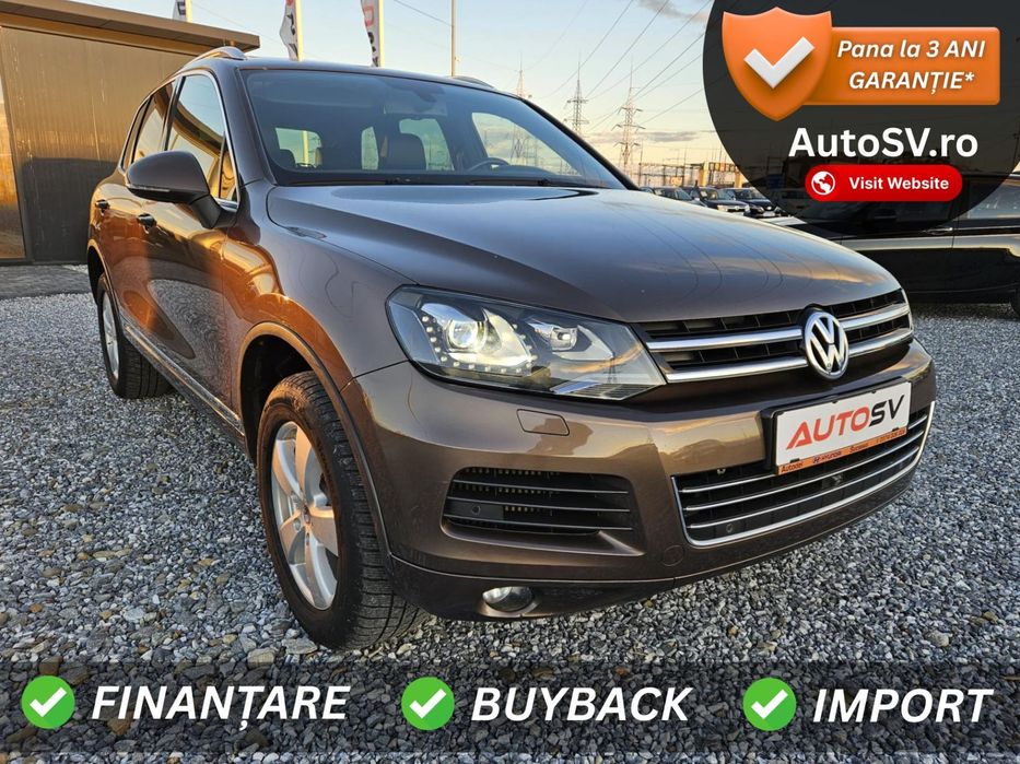 Volkswagen Touareg 3.0TDI V6 BlueMotion / Carlig / Panoramic / Piele / Suspensie perne