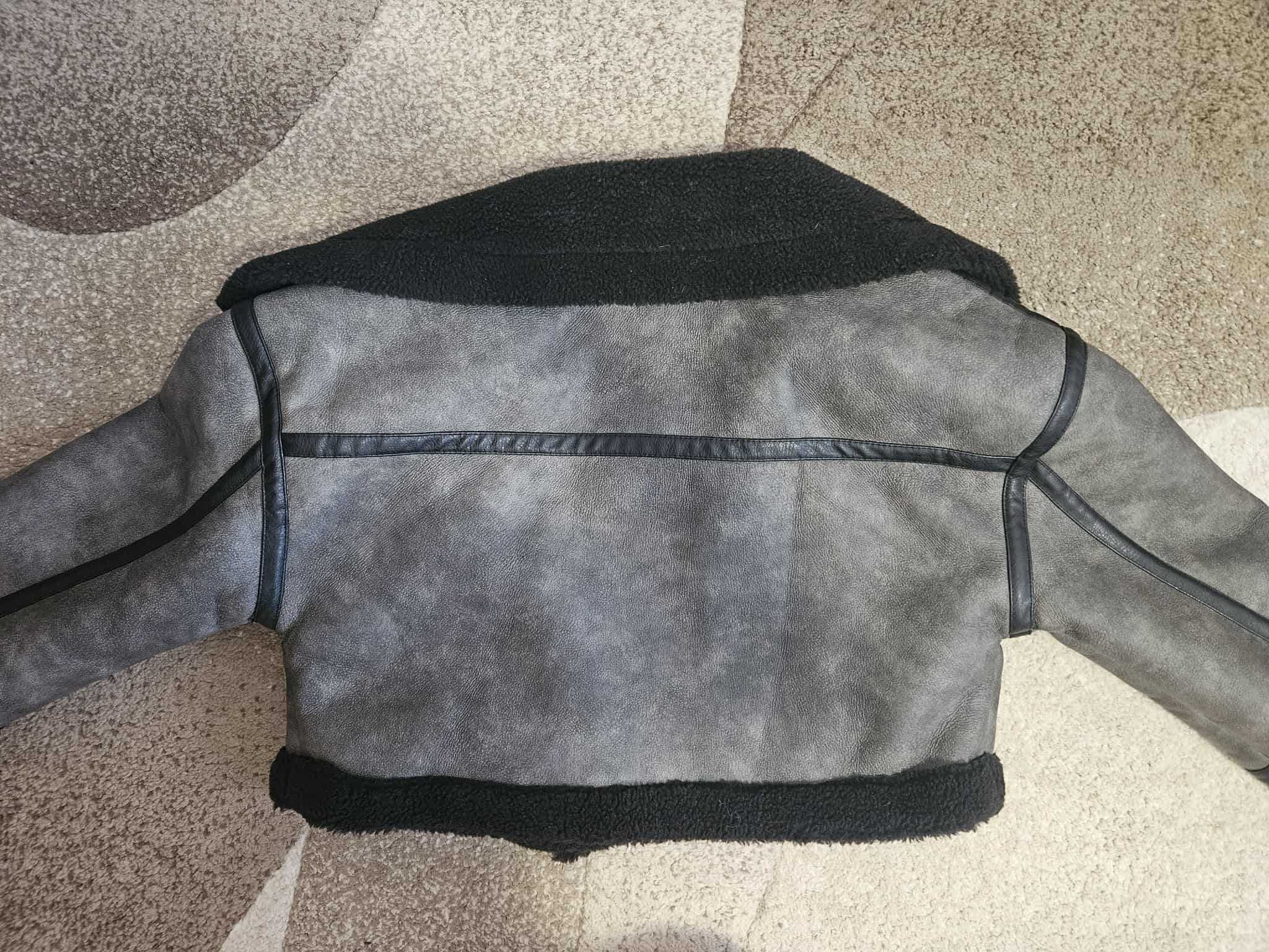 Кожено яке Pull Bear с пух