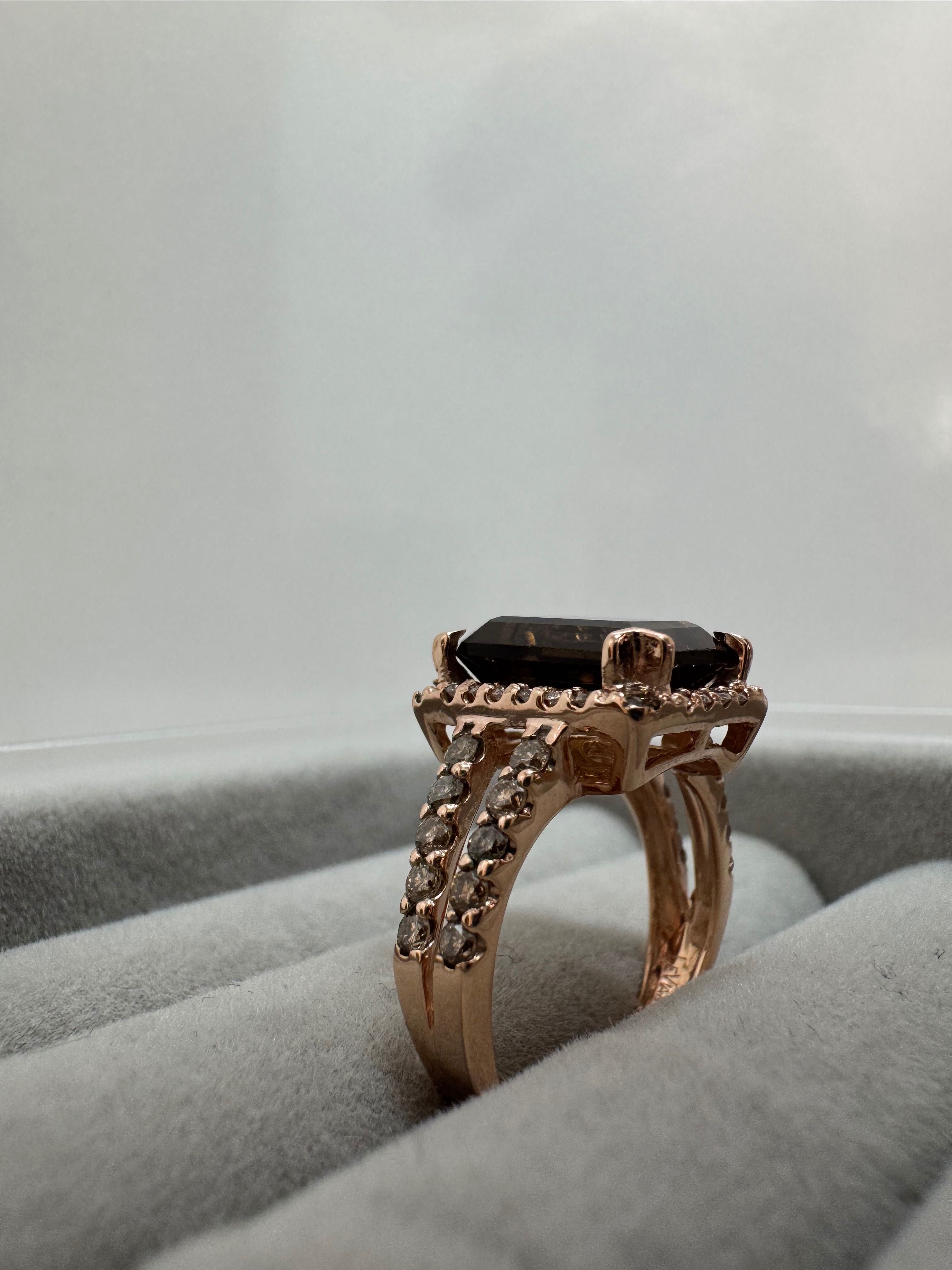 ‼️Изящен пръстен с диаманти-Le Vian‼️