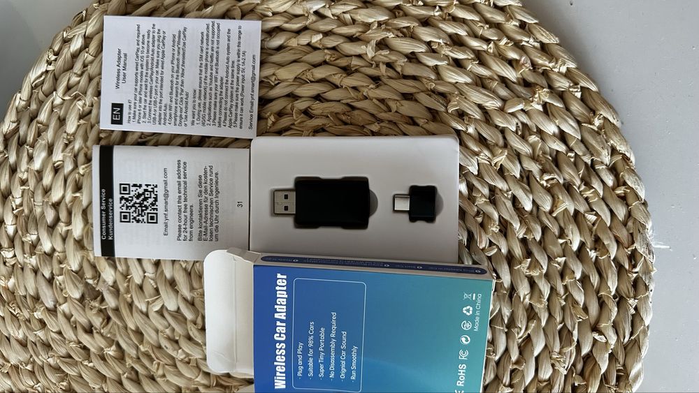 Продавам Wireless carplay адаптер
