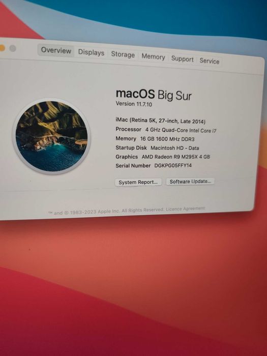 iMac 27 Late 2014 Retina 5K I7