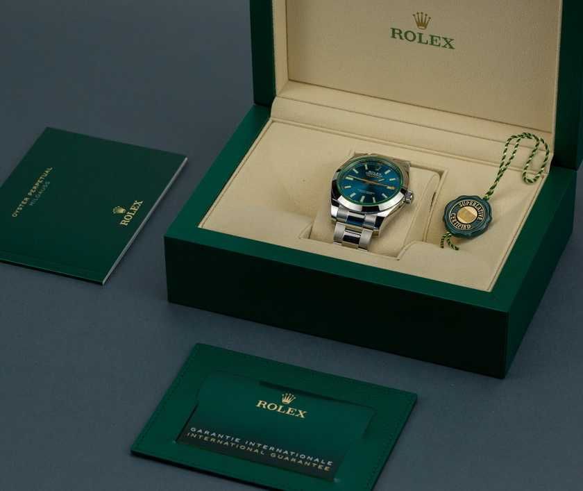 Rolex Oyster Milgauss Z-blue 116400GV, year 2021