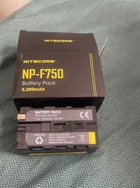 Baterie Acumulator Nitecore pentru Sony NP-F750 5200mAh Produs Nou