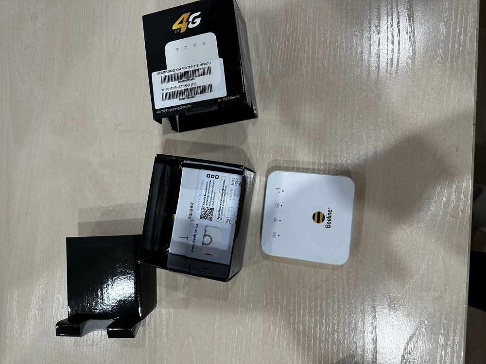 Модем билайн Wi-Fi роутер Beeline ZTE MF927U  4G