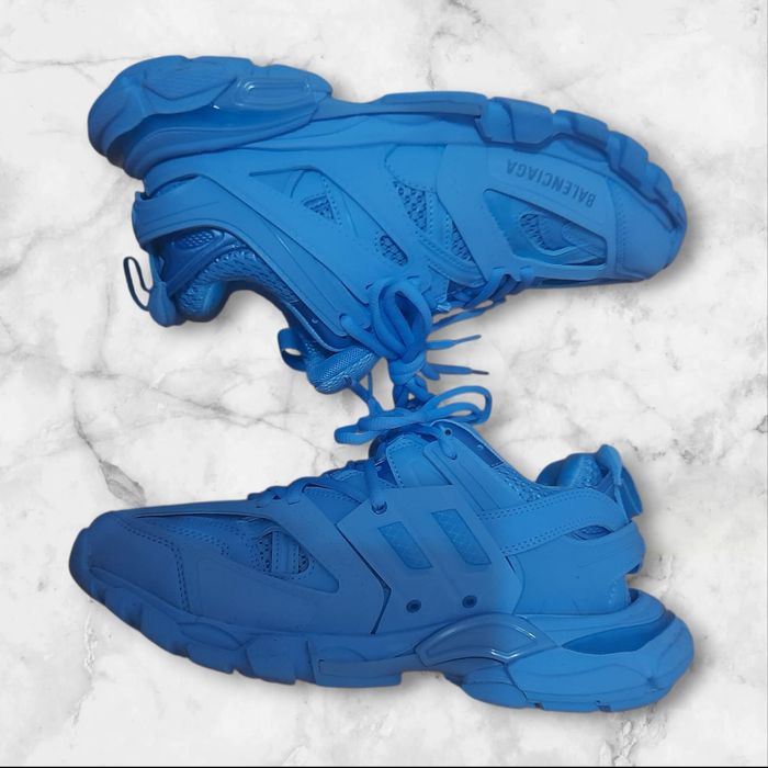 Balenciaga tracks baby blue designer mcqueen