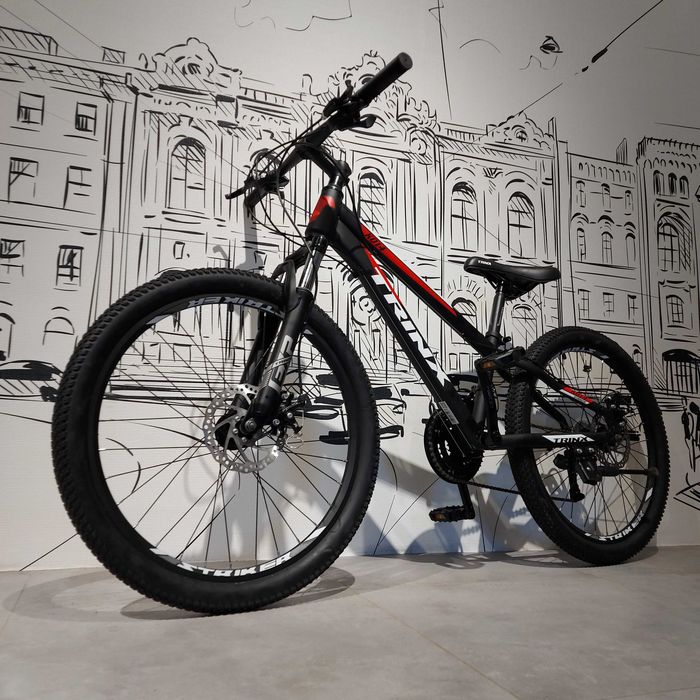 Горный подростковый Велосипед Trinx K014 на 24". MTB. Скоростной.
