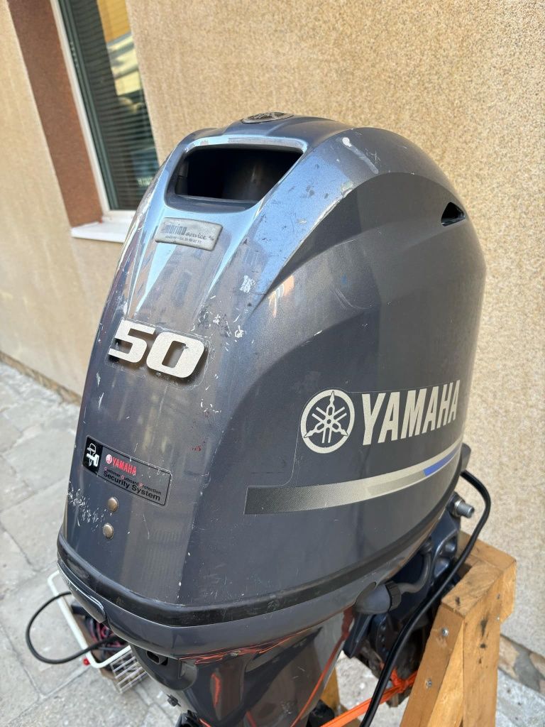 Yamaha 50hp извън бордови двигател четиритактов