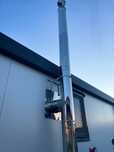 Cos de fum la centrala de inox la soba pe lemne horn