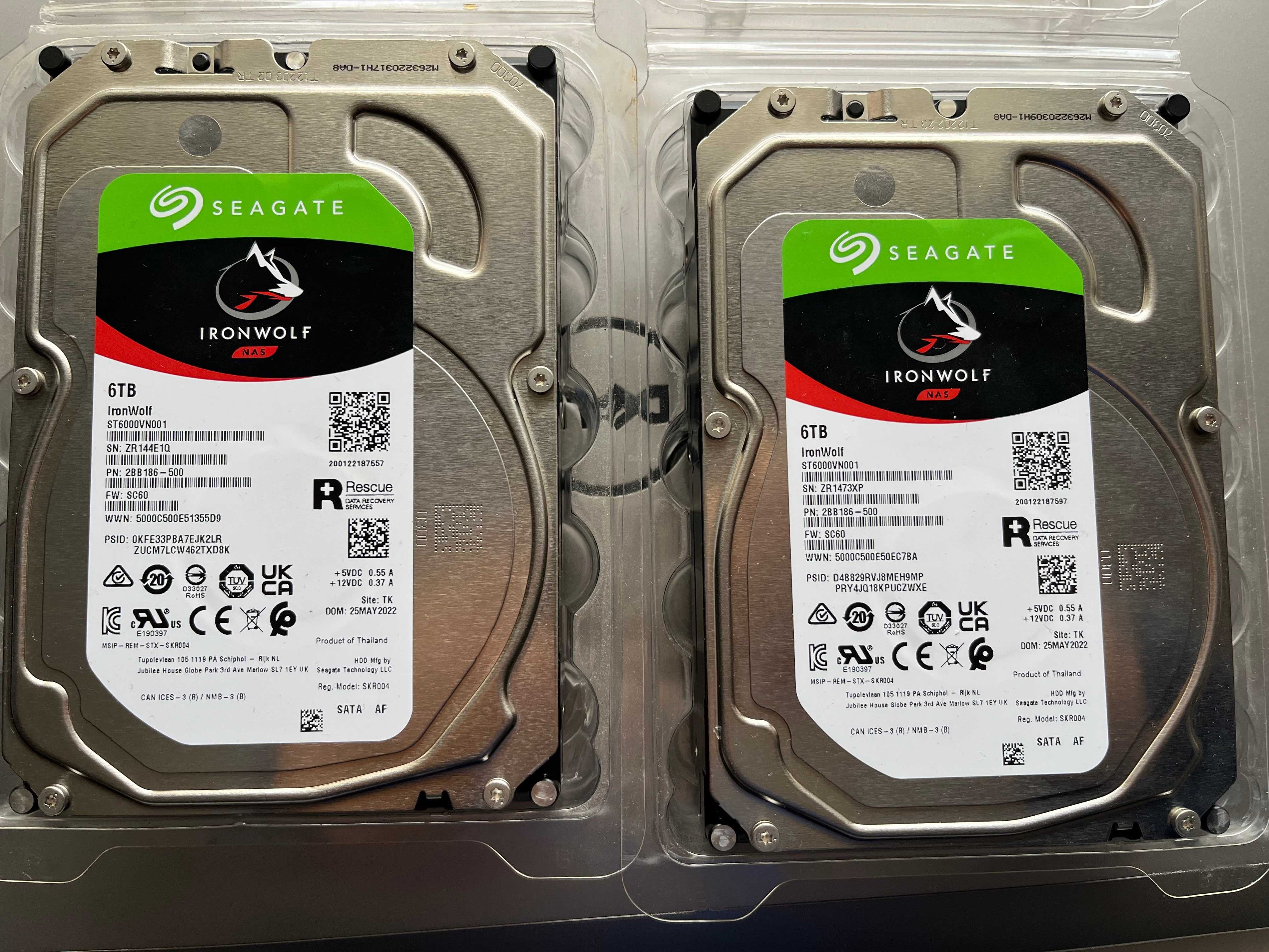 Твърд диск 6TB Seagate Iron Wolf - ST6000VN001