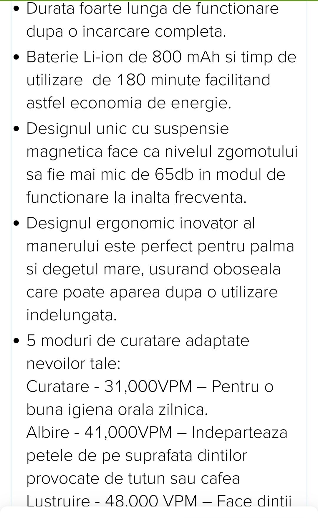 Periuța de dinți sonica Dr Mayer Vogue  GTS 2080