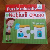 Puzzle educativ Notiuni opuse