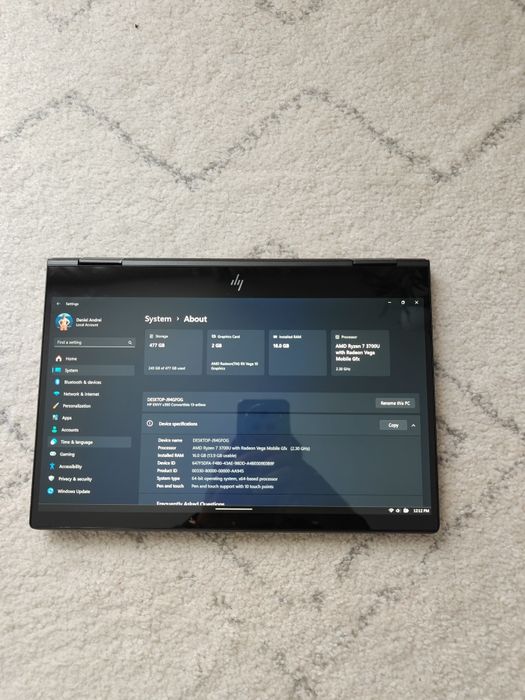 HP Envy x360 13-ar0802no