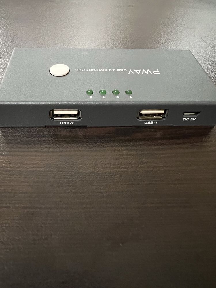 Usb switch PWAY Нов !