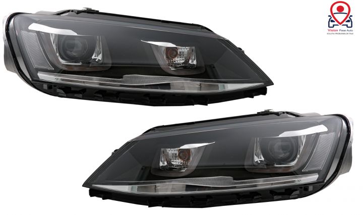 Faruri 3D LED GTI U Bi-Xenon Design