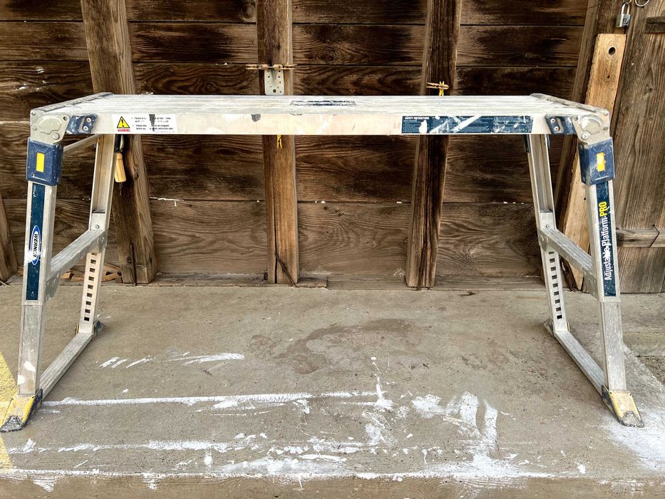 Platforma Pliabil Werner, 1 treaptă, plastic și oțel, înălțime 0,76 m