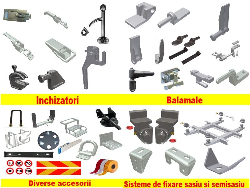 Aparatori noroi semi-remorca cereale