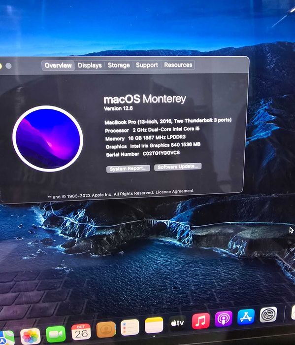 MacBook Pro / 13-inch / 2016  * Krom Amanet Margeanului *